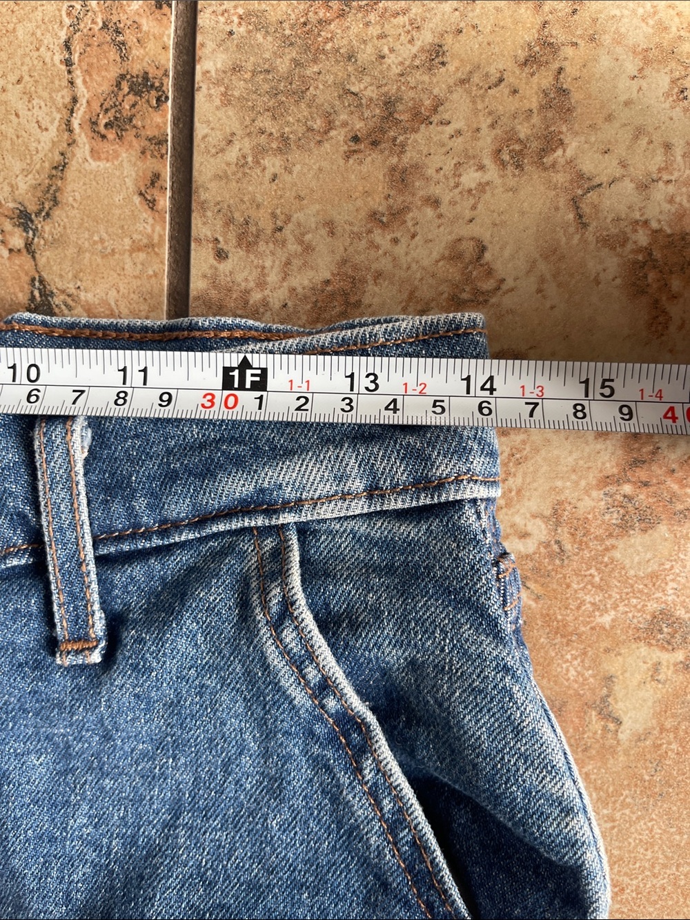 418. Levi Strauss Signature Gold Label Cargo Denim Skirt | W26 | 14/27.5 - Picture 6 of 7